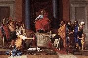 POUSSIN, Nicolas The Judgment of Solomon ag oil